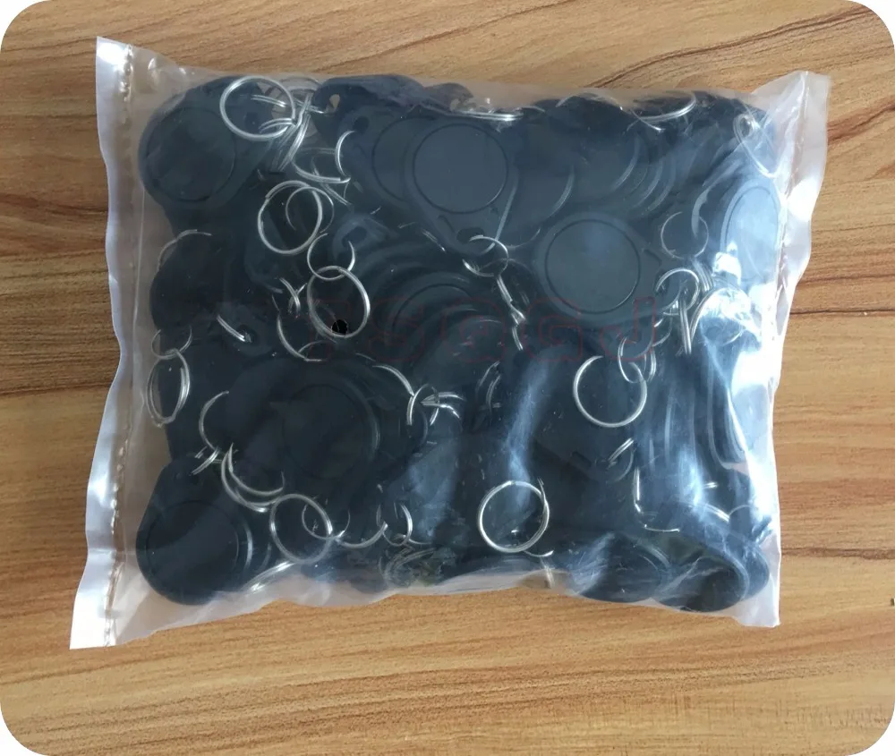 500 шт./пакет S50 RFID 13 56 Mhz IC Tag маркерный ключ КОЛЬЦО карты синий красный черный nfc tag |