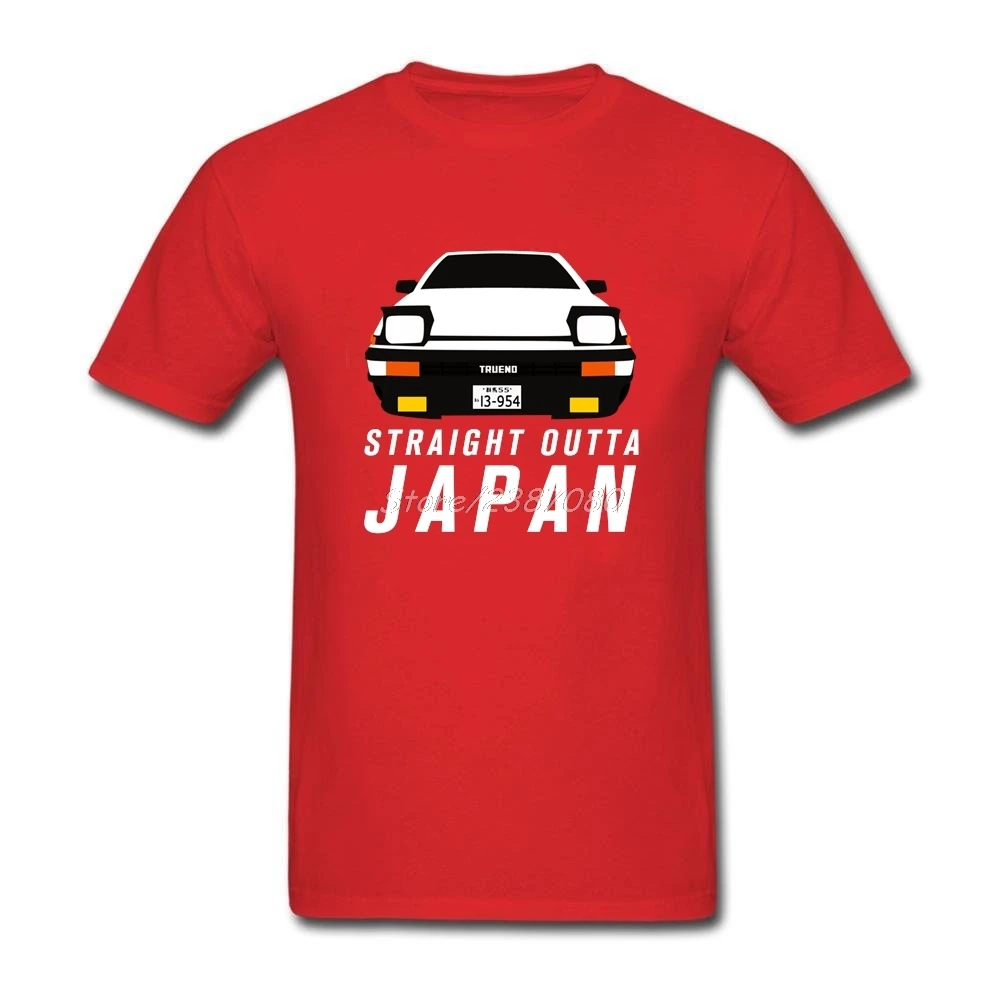 Прямиком Из Японии AE86 футболка бойфренда одежда из хлопка с круглым вырезом