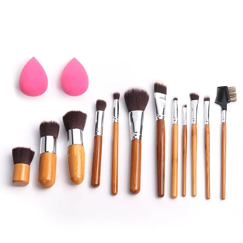 12 PCs Makeup Brush Set Premium Synthetic Foundation Blending Face Powder Blush Concealers Eye Shadows Make Up Brushes Kit | Красота и