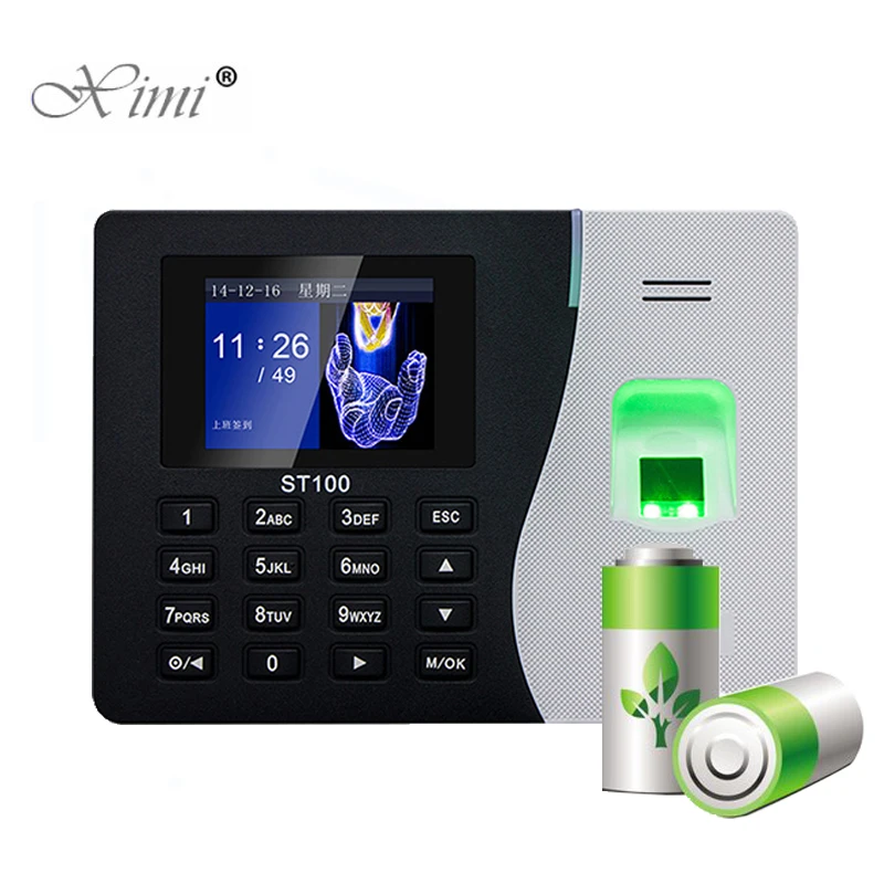 Новинка! ZK ST100 отпечаток пальца TCP/IP USB Офисные Часы Сотрудник рекордер устройство