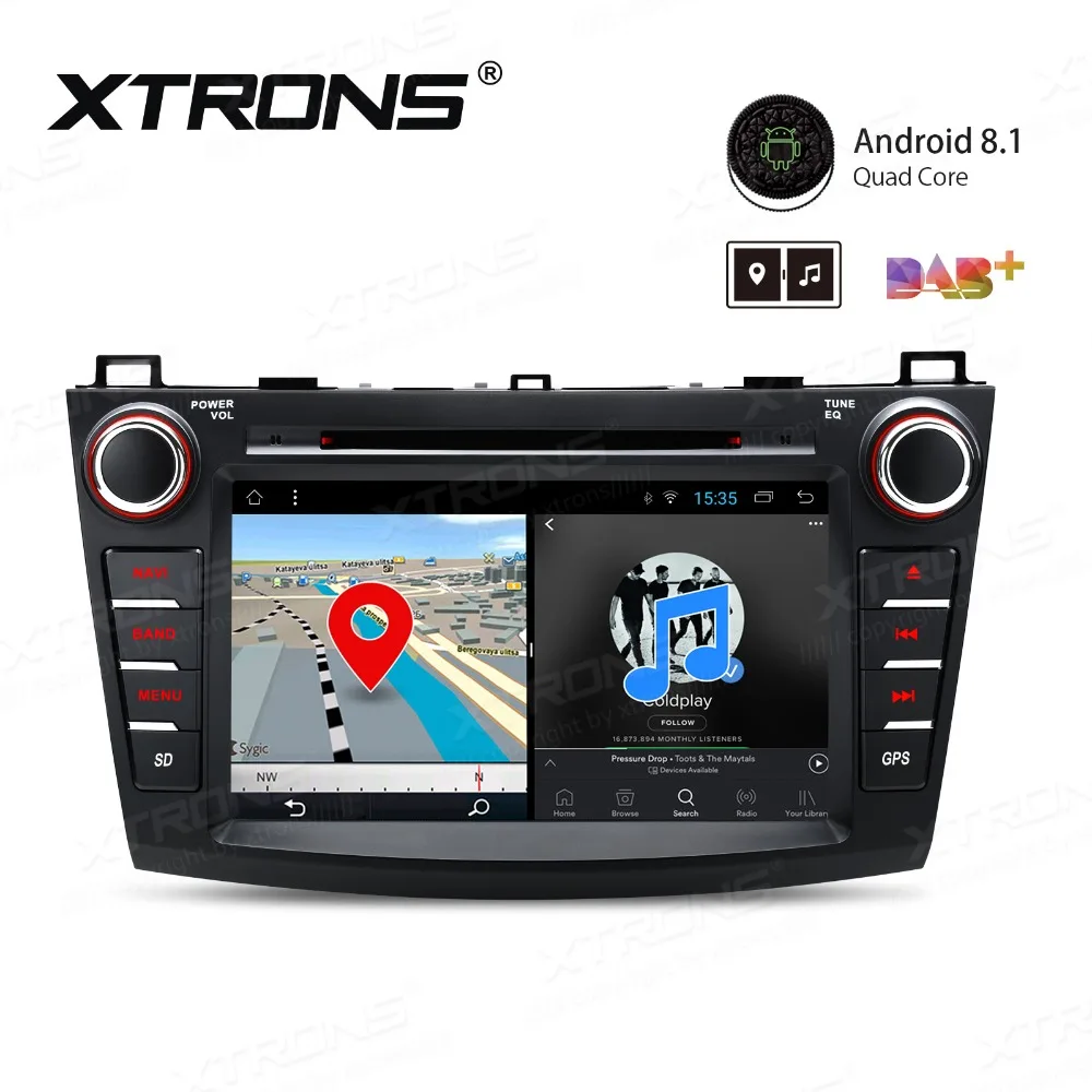 8 дюймов Android 1 Автомобильный DVD плеер для Mazda 3 2010 2011 2012 2013 головное устройство 2 Din GPS