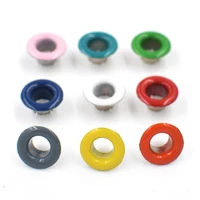 100 sets paint color eyelets eyelets rivets color buttonholes 5mm multicolor corns buckle eyelets