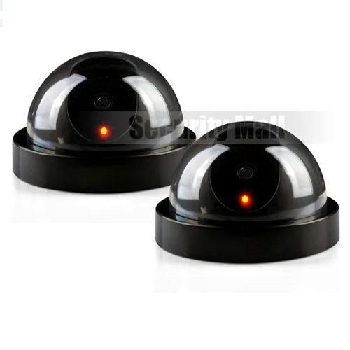 01cctv x2pcs Smarsecur дешевые цены открытый водонепроницаемый ИК CCTV Манекен купол светодиодный Поддельные камеры видеонаблюдения - Цвет: 01cctv x2pcs