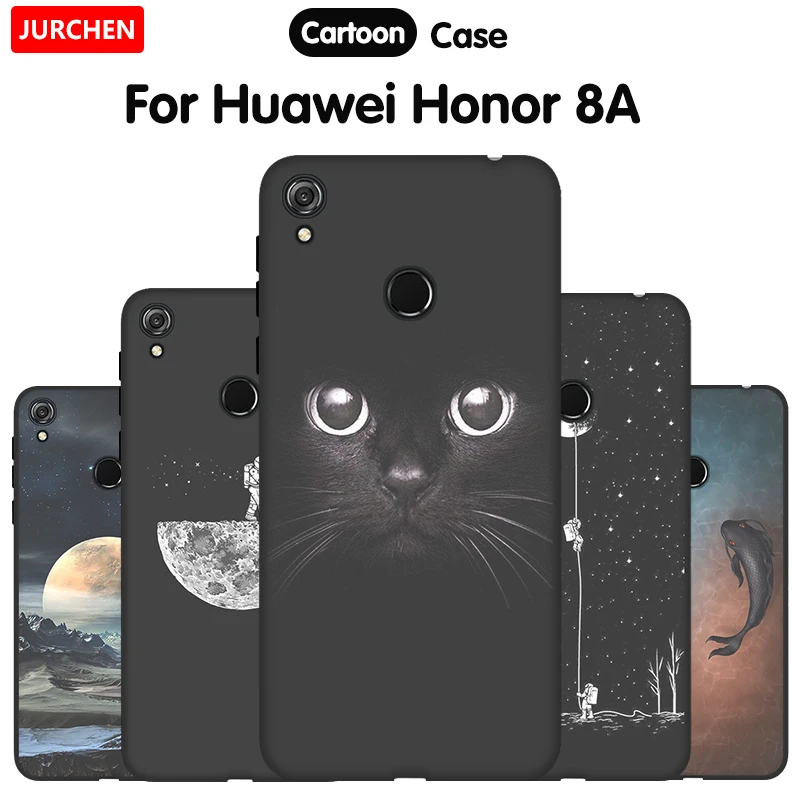 Чехол JURCHEN для телефона Huawei Honor 8A силиконовый мягкий мультяшный чехол накладка