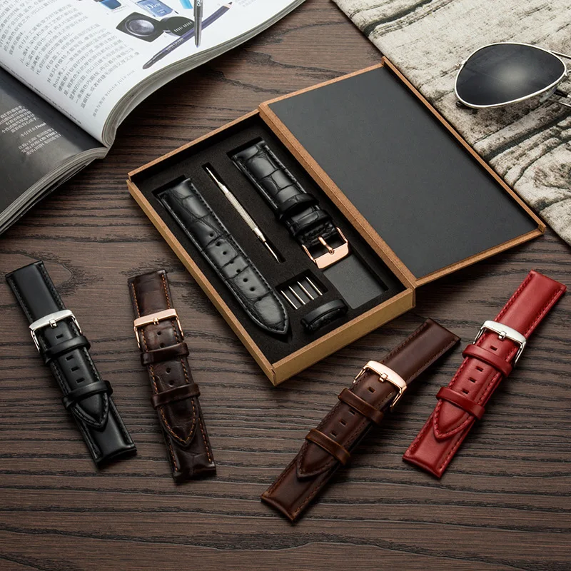 Ремешок кварцевый для женских наручных часов модный коричневый браслет из