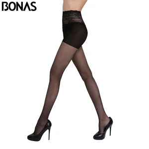 Колготки женские BONAS, нейлон, бесшовные, цвет в ассортименте, 1 шт