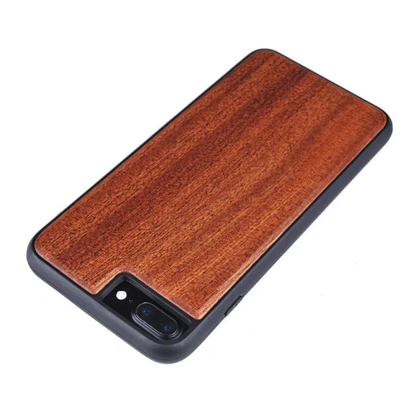 LANCHE Для iPhone 6 s Плюс 5 5S SE 7 дело Роскошные Изначально Bamboo Cherry Груша Орех Деревянный +