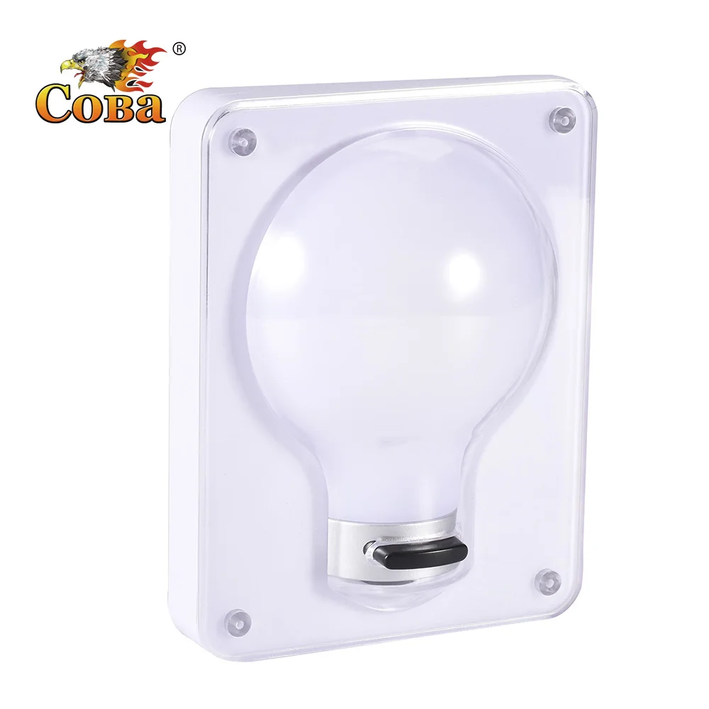 Coba led ABS рабочий свет в форме лампочки настенный водонепроницаемый с магнитным и