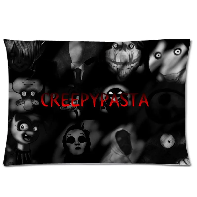 Модные Creepypasta Family Мягкий Чехол на подушку полиэфирная наволочка Прямоугольник