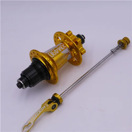 Gold QR XD KOOZER XM490 MTB горный велосипед 6 Болт дисковый подшипник ступицы задние 135*10 142*12 мм QR через XD Freehub - Цвет: Gold QR XD