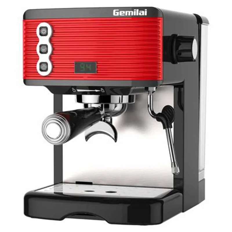 

CRM3601 Semi-automatic Espresso Coffee Maker Home/Commercial/Office Steam Pump Pressure Coffee Machine