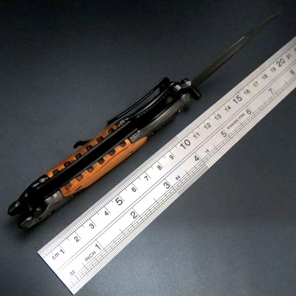 Тактический складной нож ZZSQ X49 резец из стали 440с с карманным металлическим