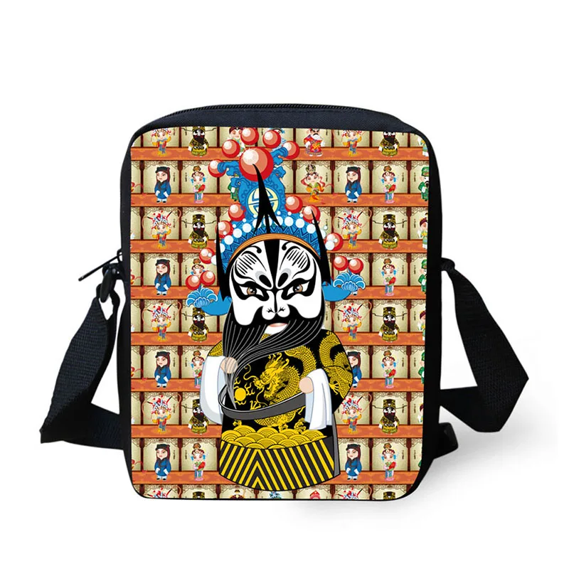 Модная сумка мессенджер в стиле китайской Пекинской оперы 2017 маленькая