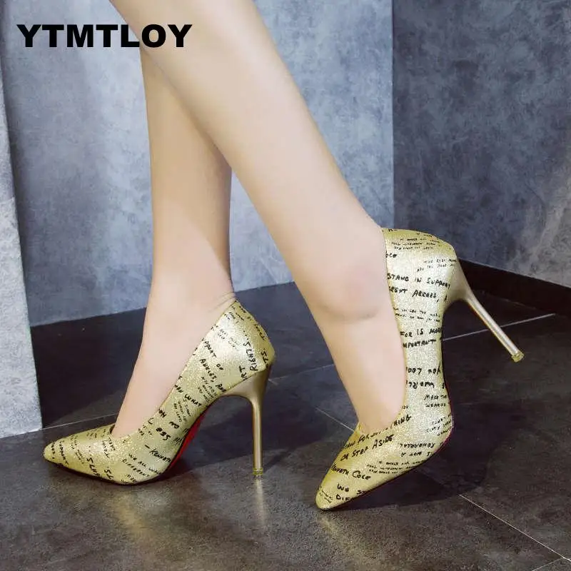 Туфли лодочки женские на высоком каблуке однотонные элегантные модные пикантные