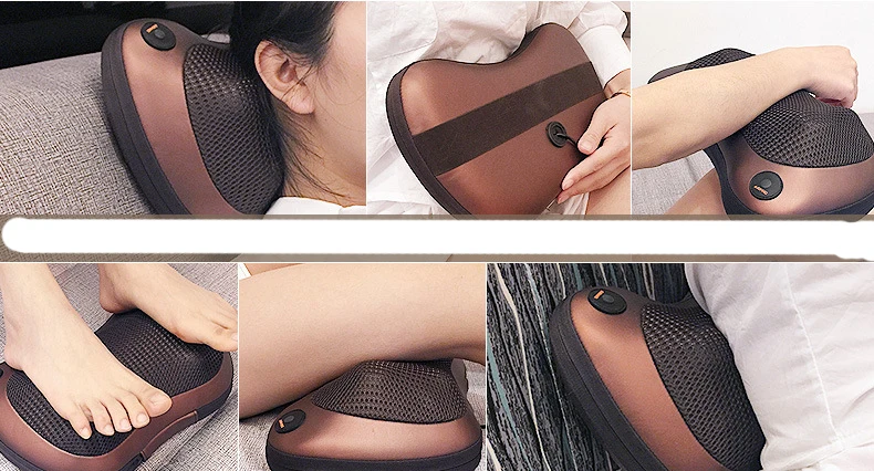 Многофункциональная Расслабляющая Массажная подушка для головы массажер шеи