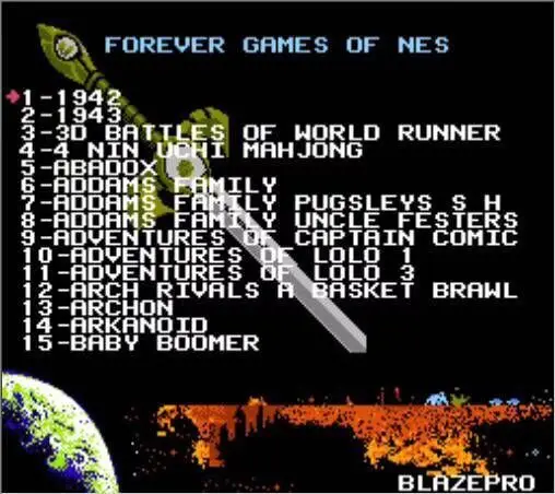 Игровой картридж FOREVER GAMES OF NES 405 в 1 для консоли Nintendo игровой на 72 контакта|Чехлы| |