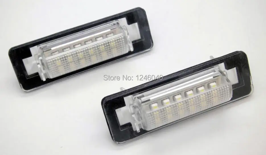 2 шт. Led номерной знак светильник для Benz W202 W210 седан рестайлинг 1997-2000 чистый белый