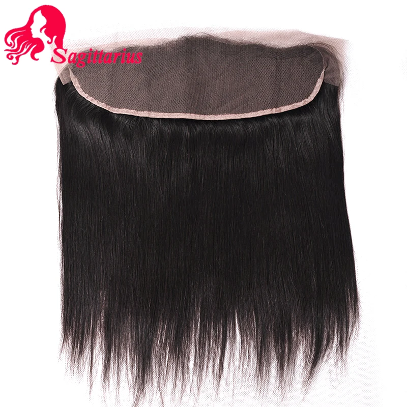 Brazilian Virgin Hair With Closure 13*4 Ear To Lace Frontal Straight 4Bundles Human |