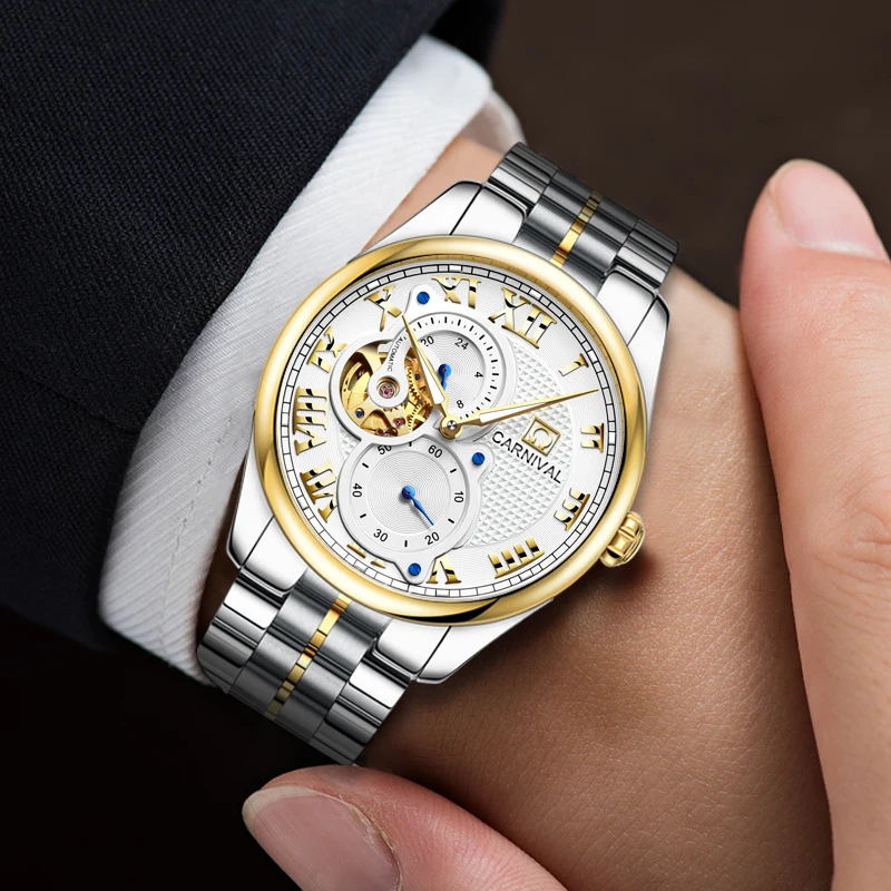 Relojes automaticos hombre 2018 orologio meccanico reloj mecanico uhren herren luxusmarke automatik полые прозрачные
