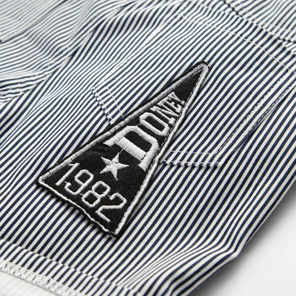 Летние шорты для мальчиков повседневные штаны с полосамы спортивные надписью