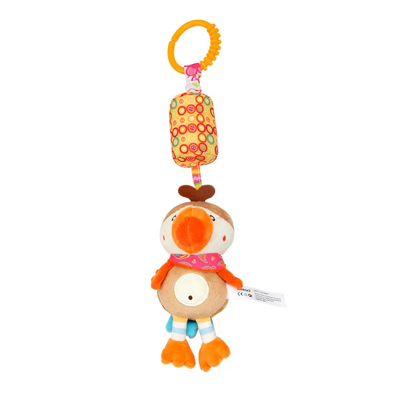Hanging Bell 4 Игрушки для малышей мягкие животные плюшевые детские погремушки/мобильные игрушки подвесная коляска детские игрушки с колокольчиком погремушка для детской кроватки Bebe игрушки 0-12 месяцев - Цвет: Hanging Bell 4