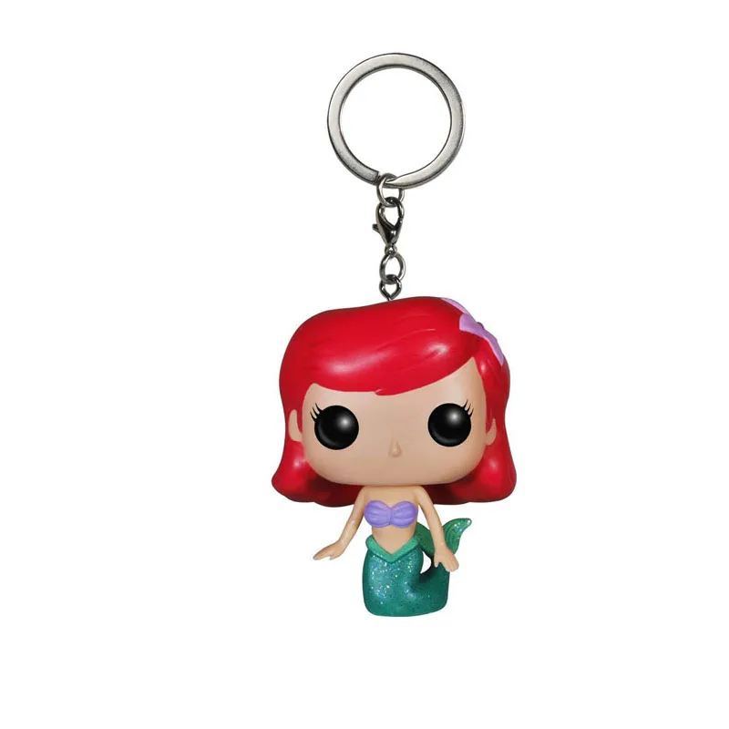 FUNKO Поп принцесса фигурка кукла Русалочка Ариэль брелок игрушка ПВХ