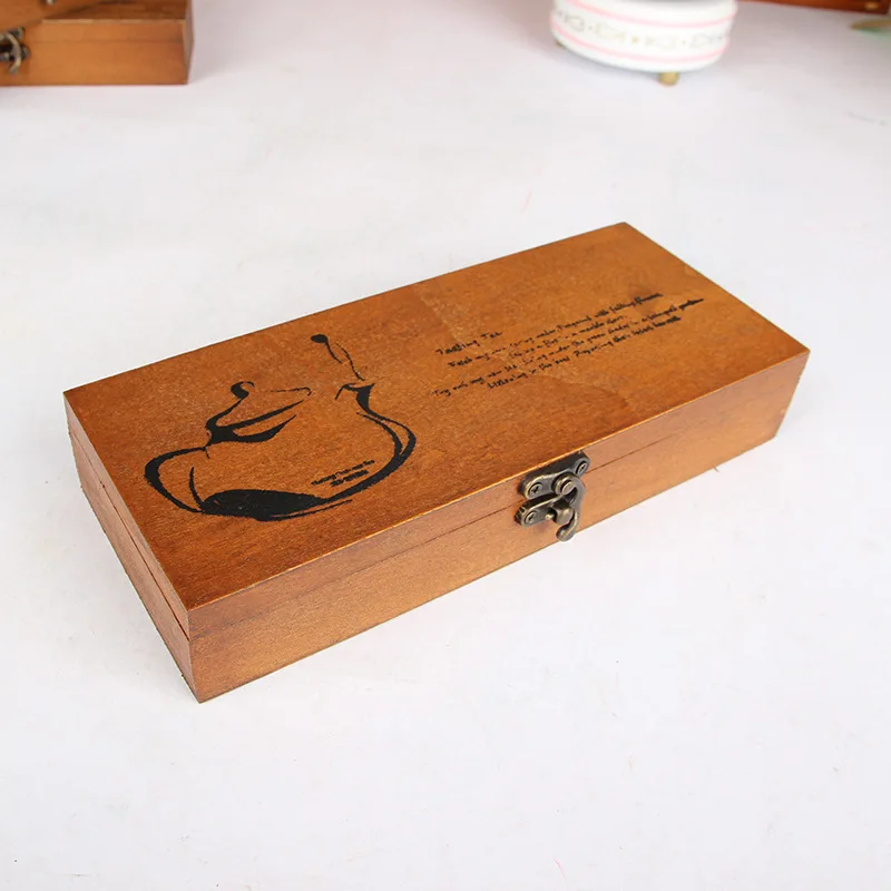 Модный Ретро античный держатель для хранения японский стиль деревянная коробка