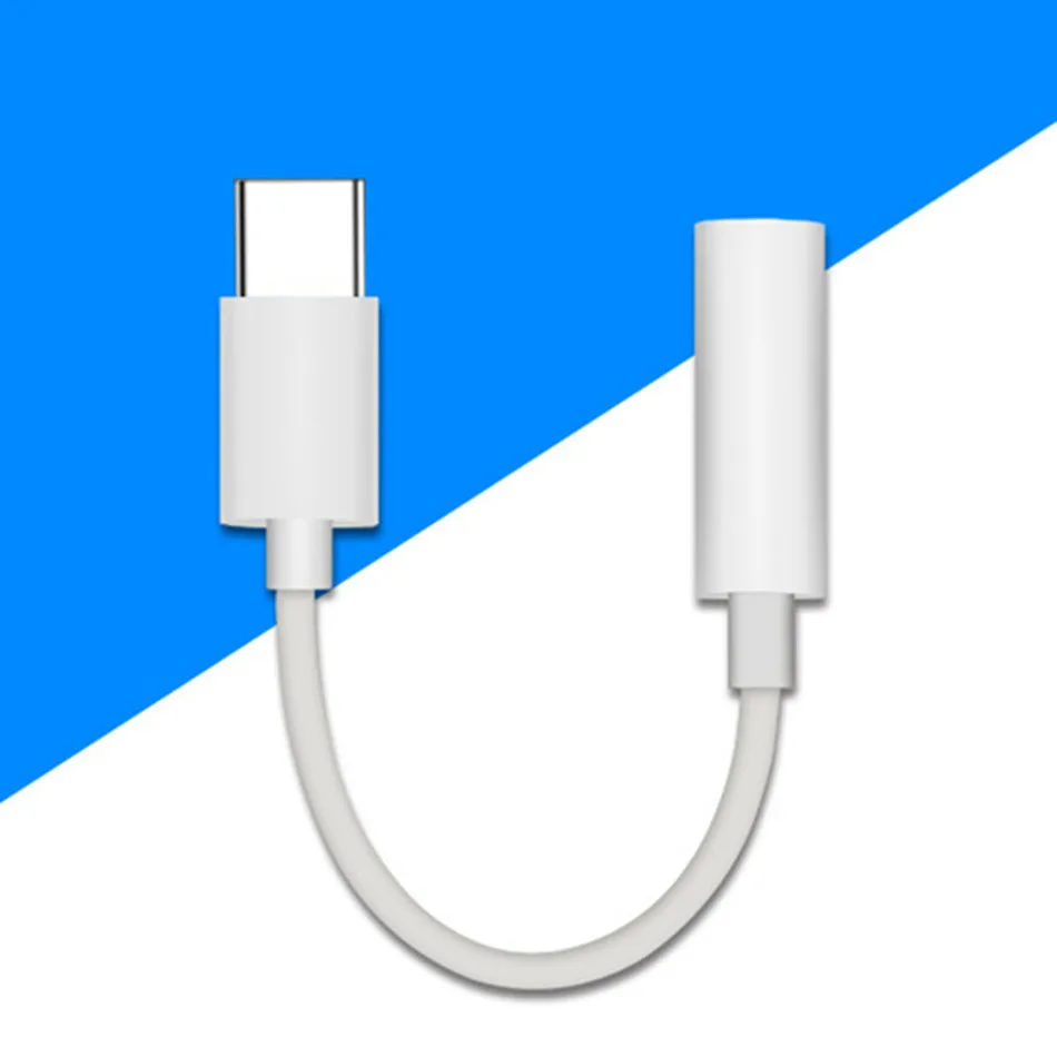 Тип с разъемами типа C и 3,5 мм адаптеру головного телефона Тип usb C Male к 3,5 мм с разъемом подачи внешнего сигнала AUX со штекера на гнездо для Millet 6/8/9 для LeTV 2 Pro конверсионной линии