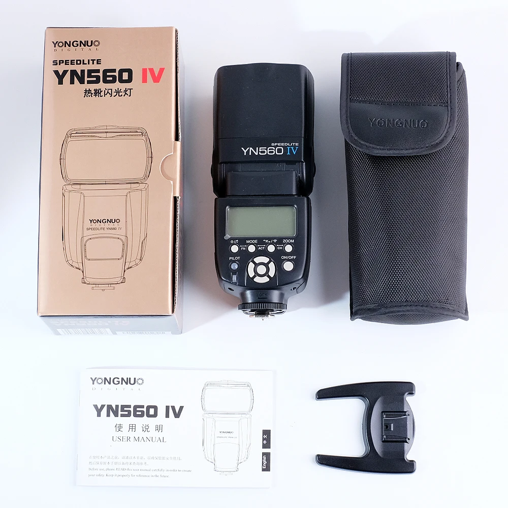 2 шт. Беспроводная вспышка YONGNUO для Canon 5D Mark III 6D 7D 70D|yongnuo yn-560 iv|yongnuo yn-560wireless flash control |