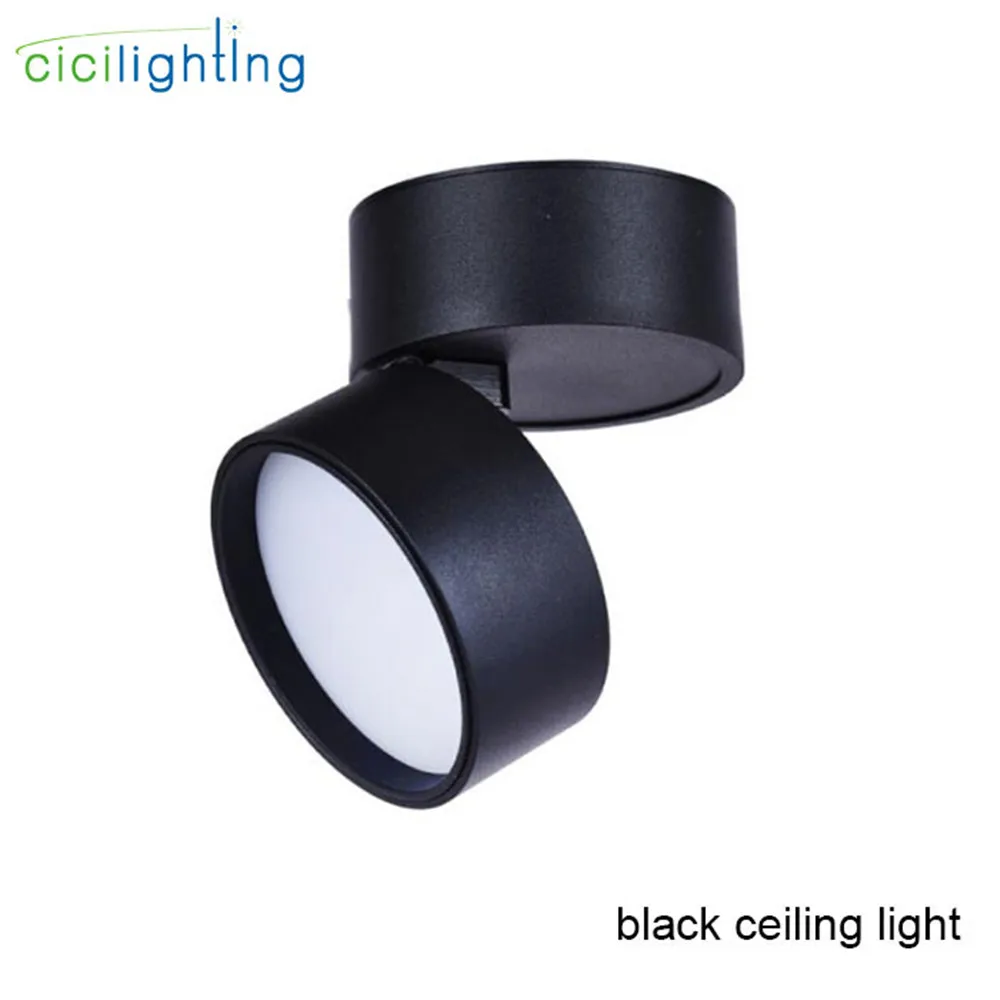 black ceiling light 1 шт., ретро минималистичный светодиодный светильник для отслеживания, точечный светильник, потолочный светильник, 110 В/220 В, внутреннее освещение для прихожей, магазина одежды, бара - Испускаемый цвет: black ceiling light