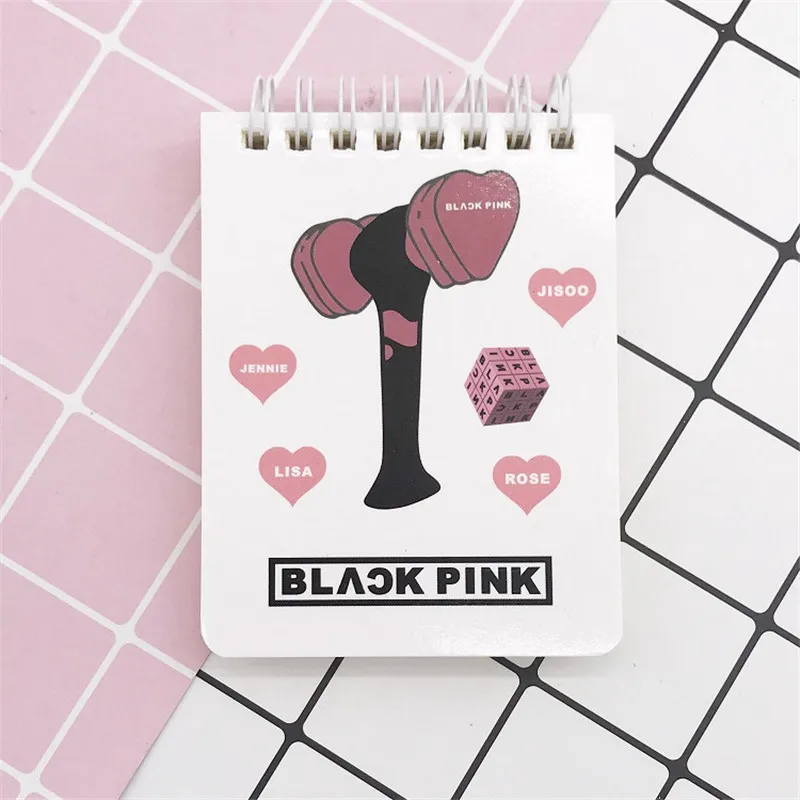 BLACKPINK Kpop GOT7 SEVENTEEN EXO TWICE BLACKPINK мягкая записная книжка офисы школьные принадлежности Инструменты - Цвет: BLACKPINK