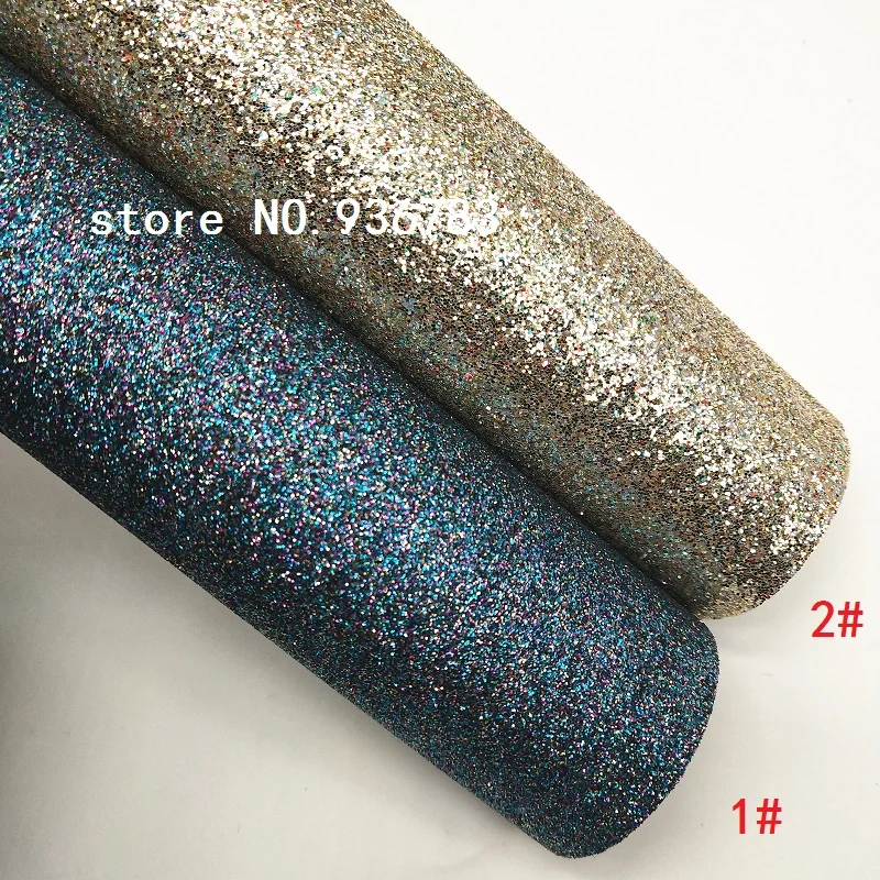 1PCS A4 SIZE 21X29cm Synthetic Leather Chunky Glitter For Bow DIY handbags shoes MK122A | Дом и сад