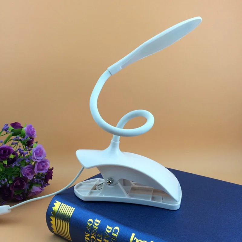 USB Led Desk Lamp Ultra Bright Table LED Reading with Clip Bed Book Light Touch lamps | Освещение