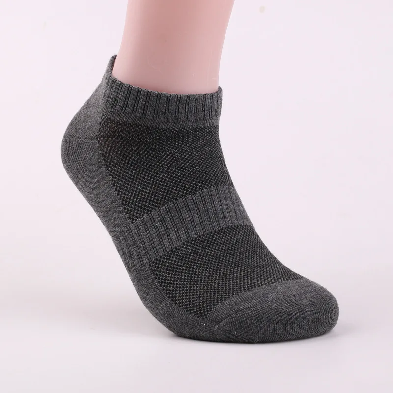 

3 пары/Лот мужские модные носки до щиколотки из чистого хлопка большого размера EU39-44 низкая посадка высококачественные мужские носки