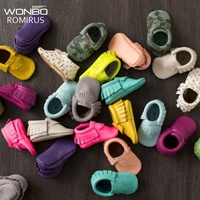 tassels 26 color pu leather baby shoes baby moccasins newborn shoes soft infants crib shoes sneakers first walker