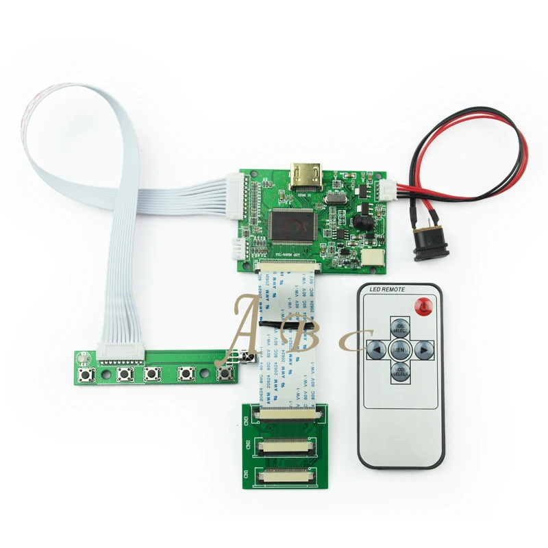 10 шт. HDMI до 50P 40P TTL плата контроллера + комплект дистанционного монитора для Raspberry PI