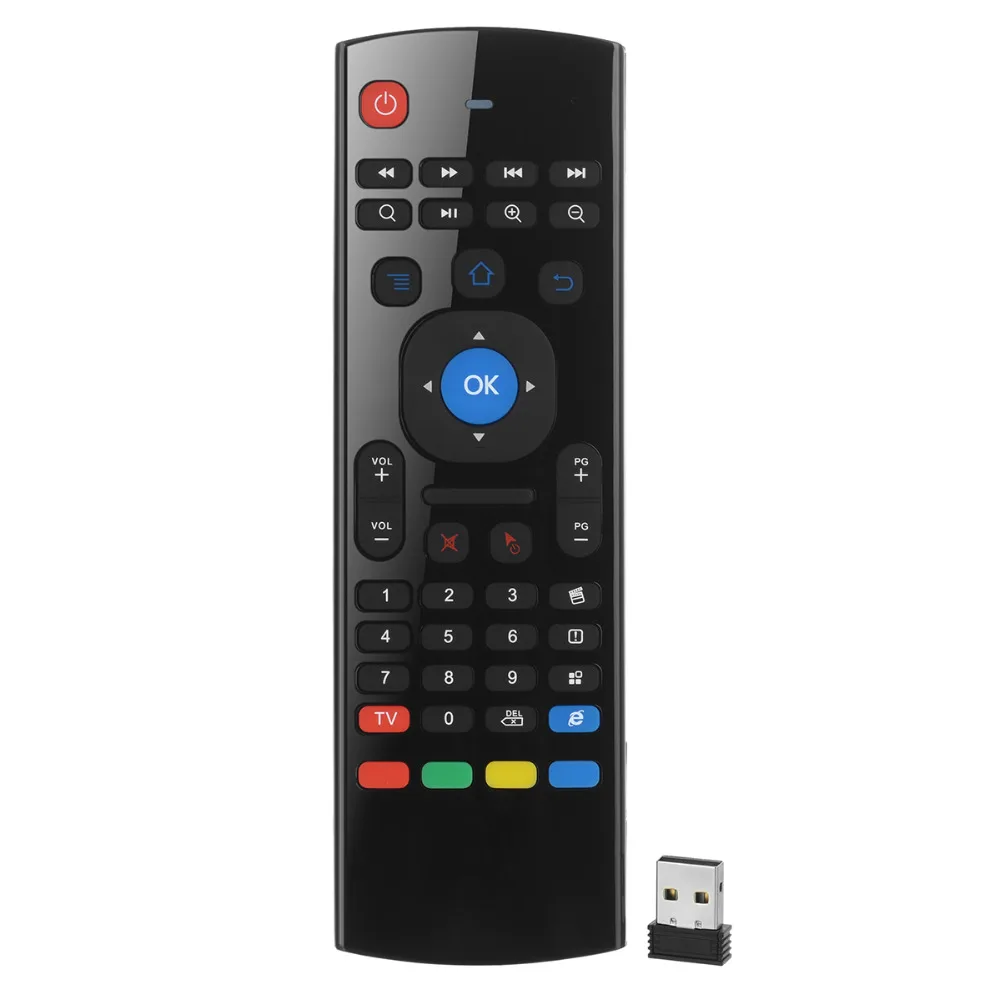 Бесплатная доставка DHL 20 шт./лот favormates Air Mouse MX3-A pro 2.4 г (без подсветки) Коди пульт