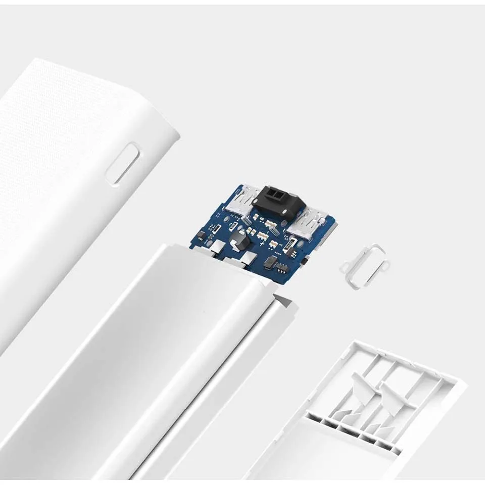 Оригинальный Xiaomi Mi внешний аккумулятор 20000 мАч 2C Внешняя батарея Портативная