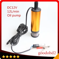 oil pump 12v dc for diesel fuel water oil car camping fishing submersible transfer vortex pump hand air pumps with swich 12lmin