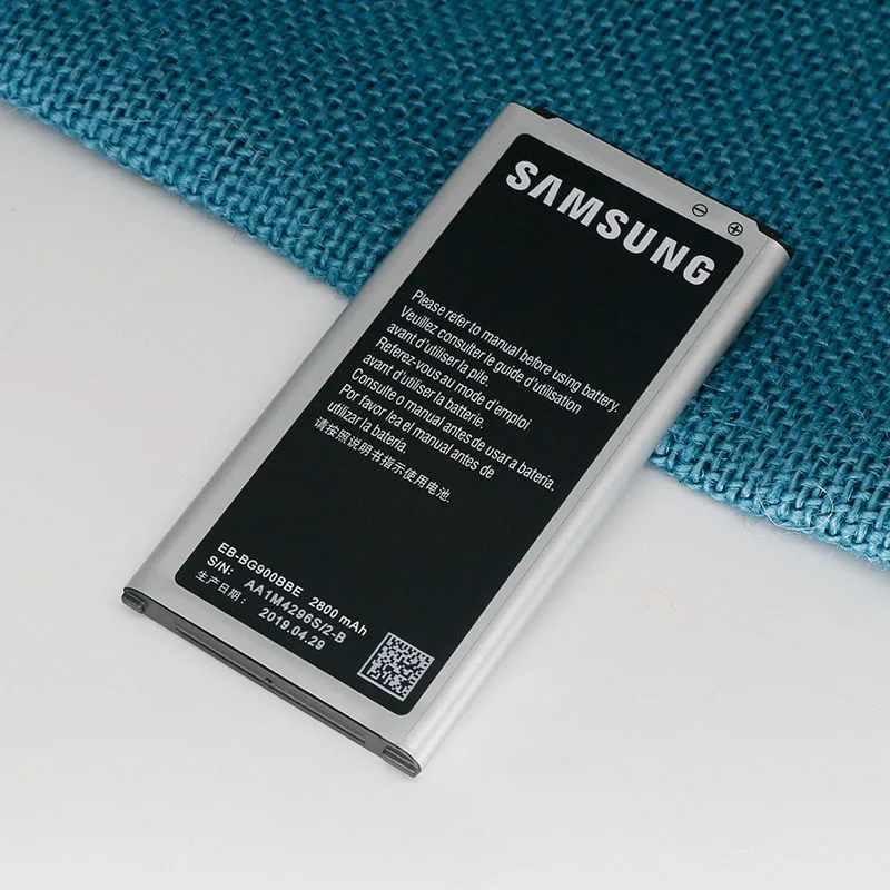 Samsung S5 Аккумулятор для Galaxy S5 G900 G900S G900I G900F G900H 2800 мАч EB-BG900BBE с NFC Сменный аккумулятор