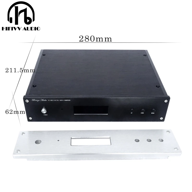 Алюминиевый корпус 2806R es9028 9038 DAC полностью алюминиевый ES9028PRO размер корпуса 280 мм *