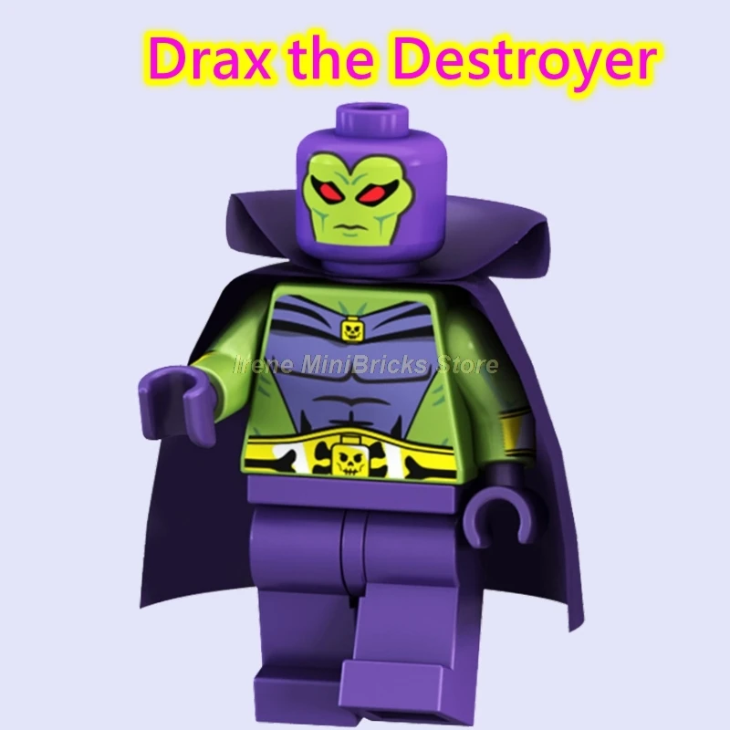 Drax the Destroyer Мстители эндшпиль Marvel ракета енот звезда-Лорд Тор танос стражи Галактики строительные блоки Мстители игрушки для детей - Цвет: Drax the Destroyer