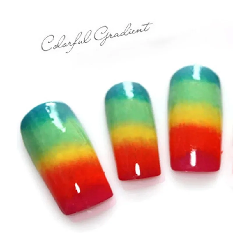 Модный дизайн ногтей губки штемпелюя полировка шаблон передачи инструмент для