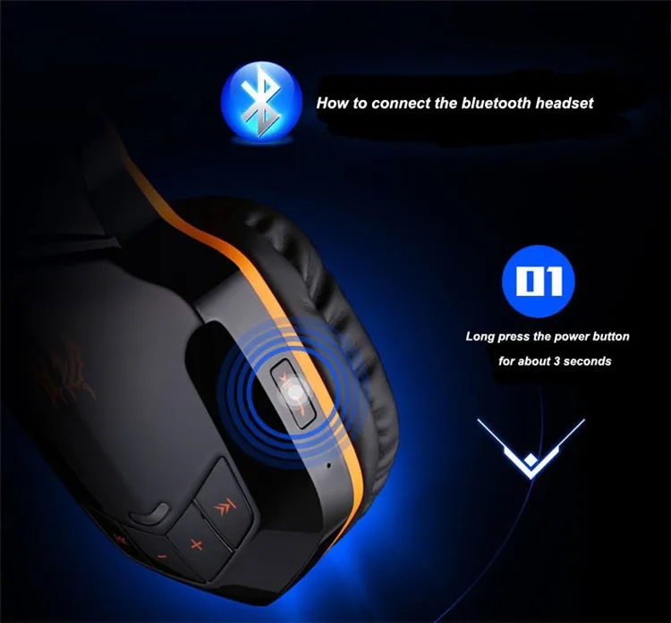 Каждый B3505 Беспроводные Bluetooth Стерео Игровые наушники игровая гарнитура PC Gamer HiFi запонки шлем с регулятором громкости микрофон