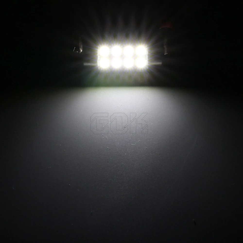 Бесплатная доставка 50 шт./лот Автомобильная внутренняя гирлянда 8smd 3528/1210SMD 31 мм/36