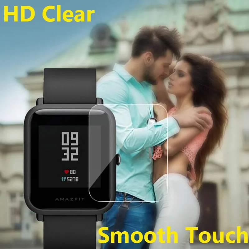 Для Xiaomi Huami Amazfit Cor группа Midong SmartBand 3 шт./лот полное покрытие Экран Защитные Мягкие