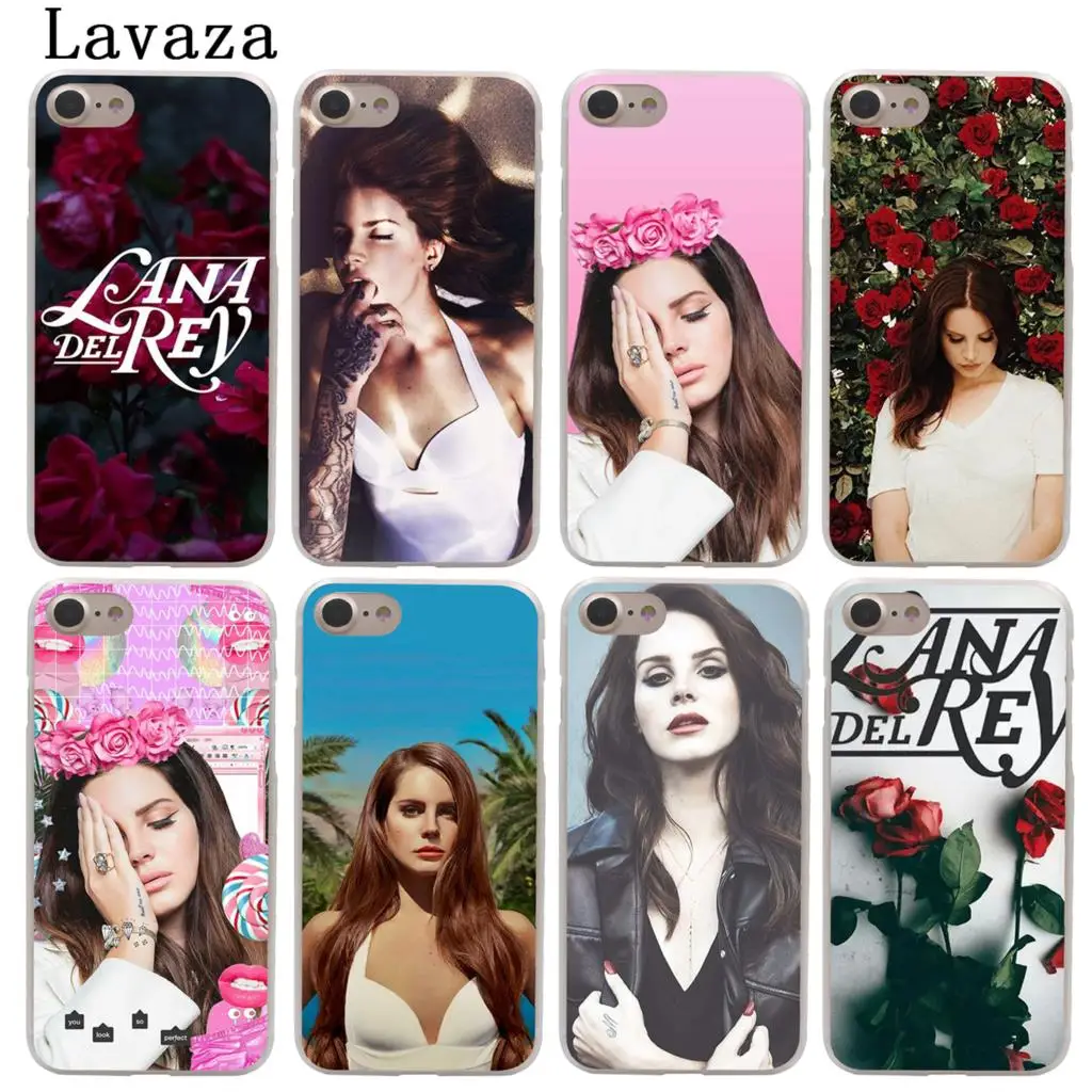 Жесткий чехол Lavaza lana del rey для iPhone XR X 11 Pro XS Max 7 8 6S 5 5S SE 4S 4 10