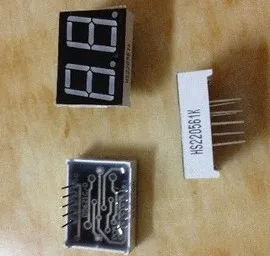 20PCS 0.56inches 7 Segment 2 Digital LED Display Super Red Common Cathode | Электронные компоненты и