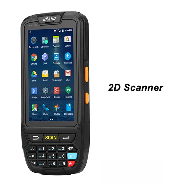2D Scanner ISSYZONEPOS 4G Android 7,0 ручной КПК pos-терминал 1D 2D сканер штрих-кода беспроводной Wi-Fi Bluetooth gps считыватель штрих-кодов Waarehouse - Цвет: 2D Scanner