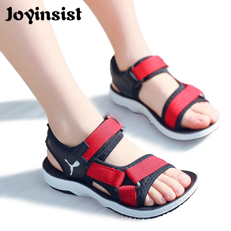 2019 сандалии для мальчиков новая детская пляжная обувь Нескользящие мягкие